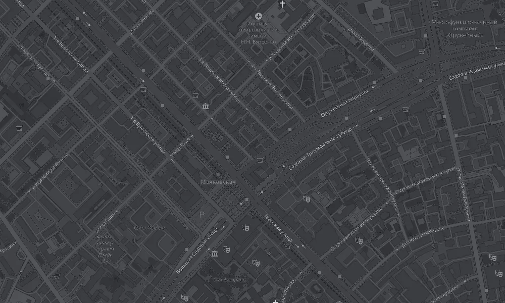 Карта: Москва, ул. 2-я Тверская-Ямская 2